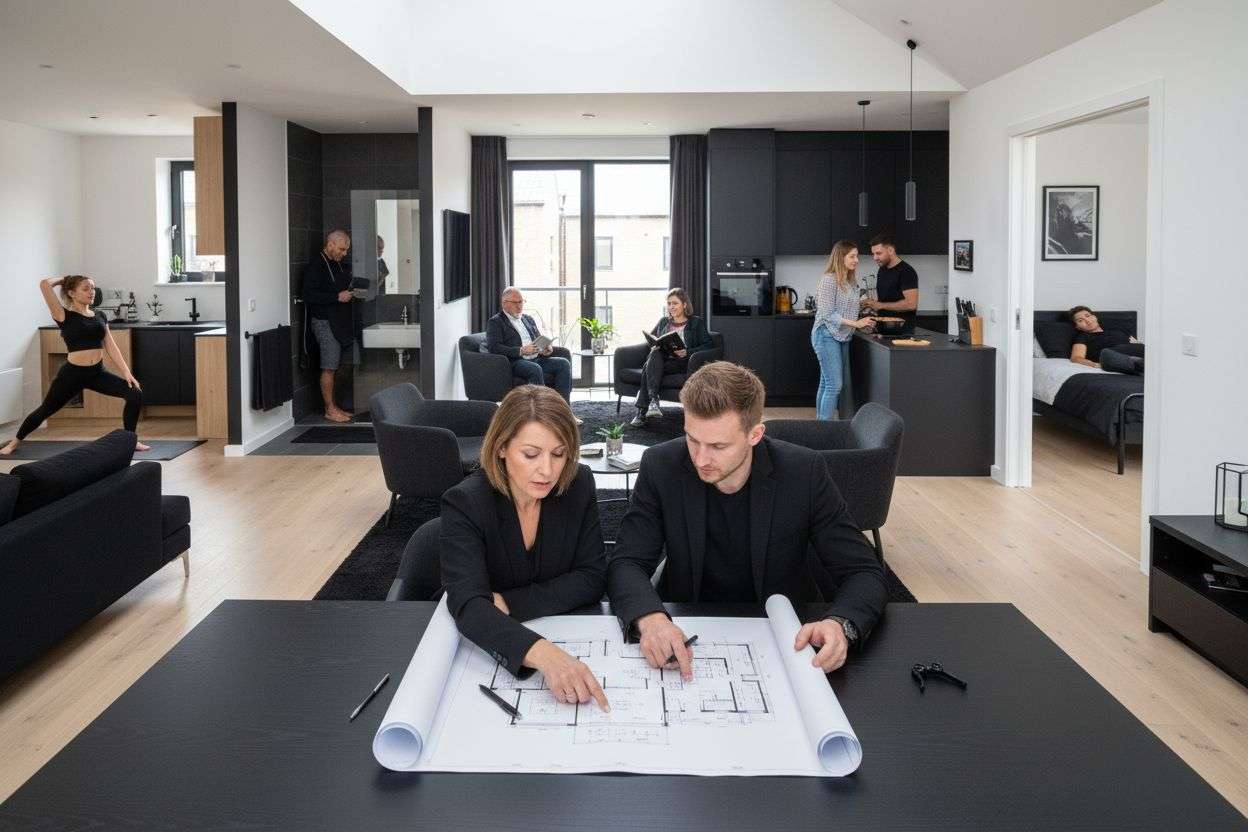 HMO layouts, shared living, property investment